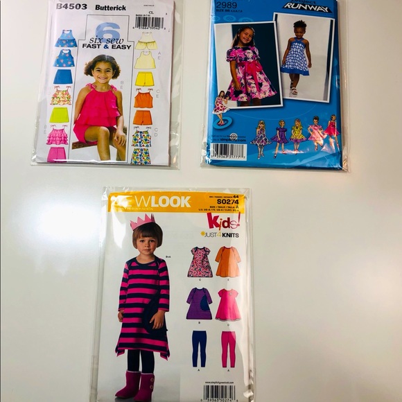 Other - Project Runway, Butterick,New Look sewing patterns